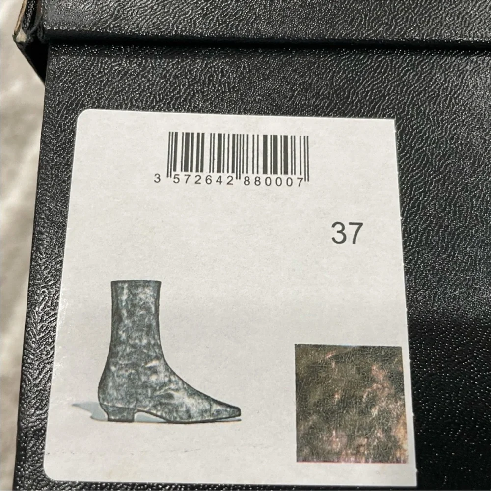 Chanel G34284 18K Laminated Goatskin Boots